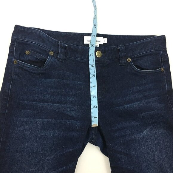 Vineyard Vines Women's Jeans Straight Leg Dark - Picture 4 of 6